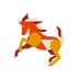 Horse Chinese Zodiac Animal Sign Icon