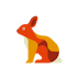 Rabbit Chinese Zodiac Animal Sign Icon