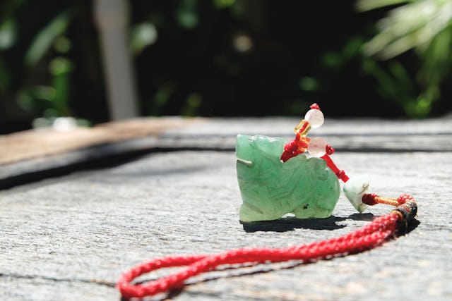 Chinese New Year jade necklace