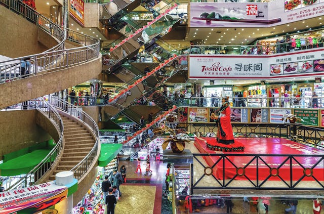 Chinese New Year shopping mall