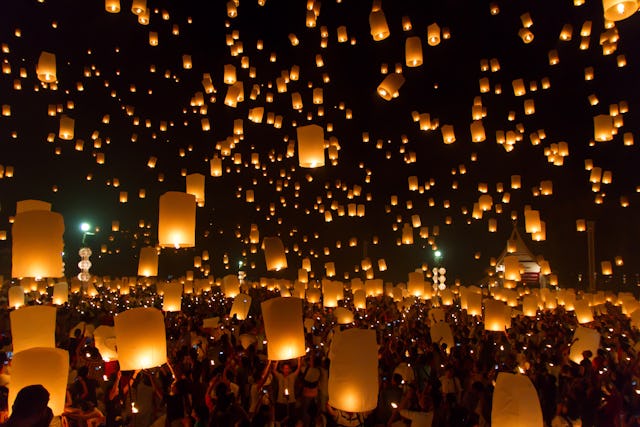 Chinese New Year lantern festival celebration